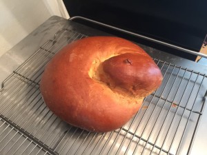 Cinnamon-craisin Turban Challah